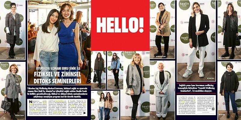 Hello Dergisi – Ebru Şinik & Healin Foods